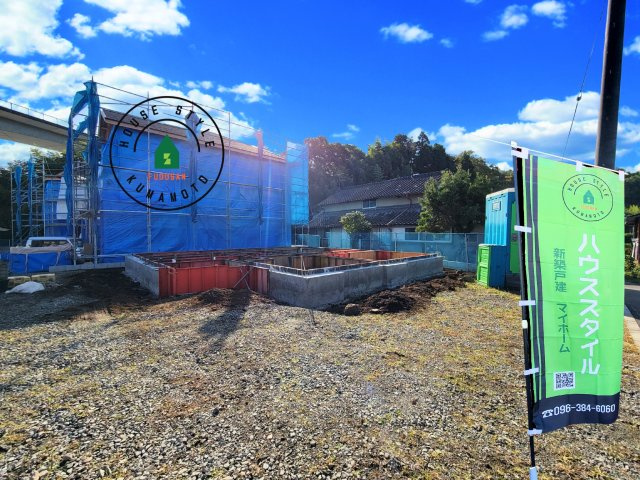 菊池郡大津町大字下町第4-2棟(6号棟)の外観|デザイン性のある外観です。