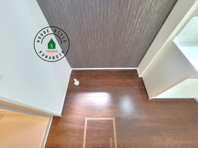 菊池郡大津町大字下町第4-2棟(6号棟)の内観：施工例|ランドリースペースとなります。広々して有効的にご使用できます。 