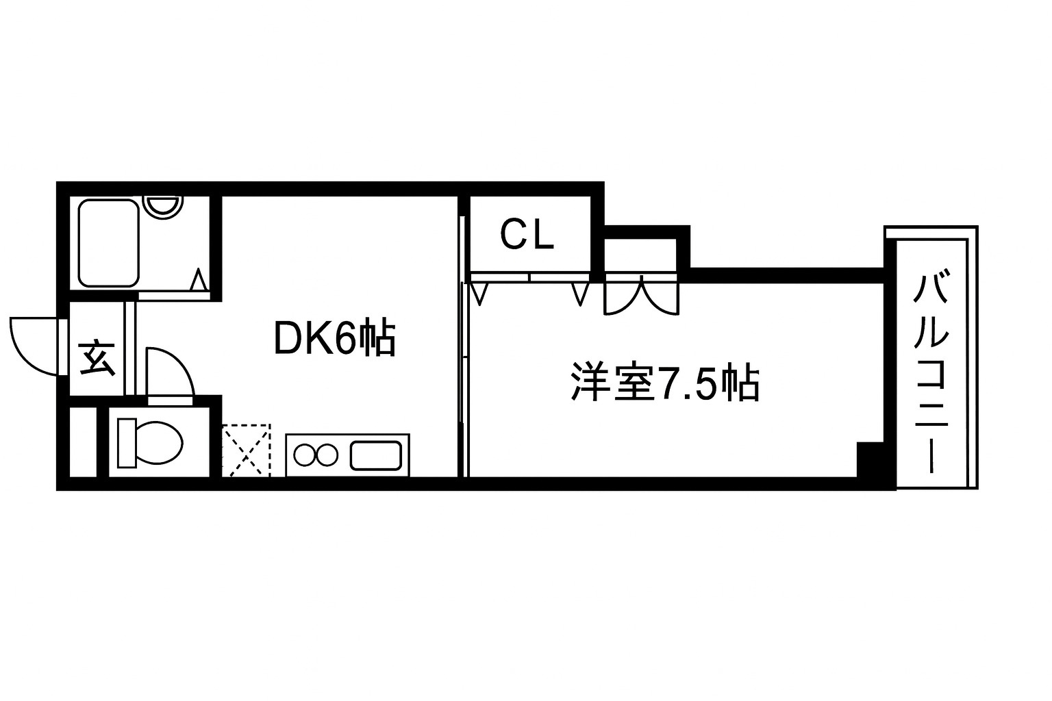 アーバンヴィラ松神子の間取り
