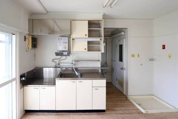 ビレッジハウス赤平2号棟のキッチン|ビレッジハウスの同一物件・同一タイプの間取りの写真です