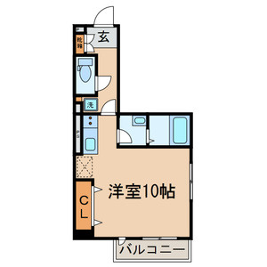 Pace(ﾊﾟｰﾁｪ)の間取り
