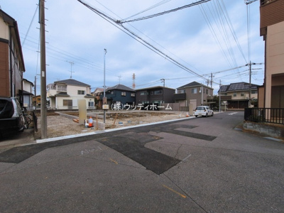 【前面道路含む現地写真】 | 越谷市大泊1期　新築一戸建て
