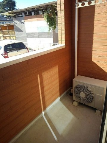 さくら２　　 刈谷市近郊の賃貸はクラスホームのバルコニー|外からの目が気にならないバルコニーで洗濯物が干せます