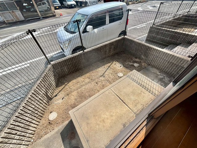 プログレスコートのバルコニー