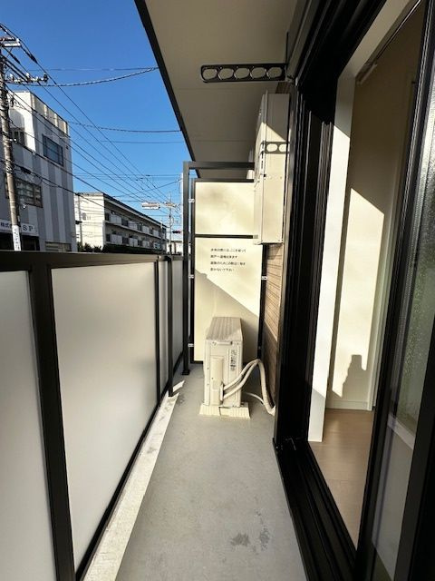 BH新松戸Ⅱのバルコニー