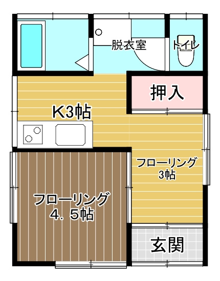 遠野市穀町の一戸建ての間取り