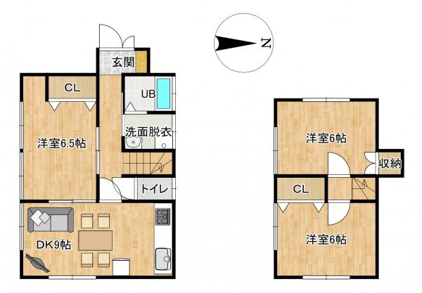 【間取り】 | 間取り(リフォーム後)