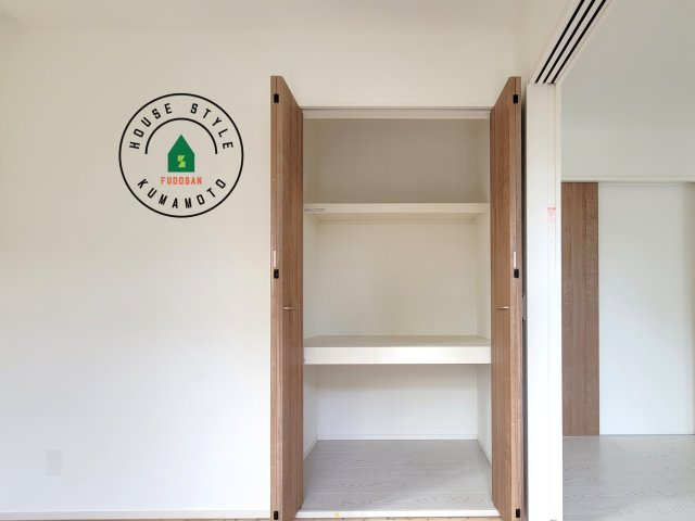 菊池郡大津町大字下町第4-2棟(7号棟)の内観：施工例|収納には困りません。
