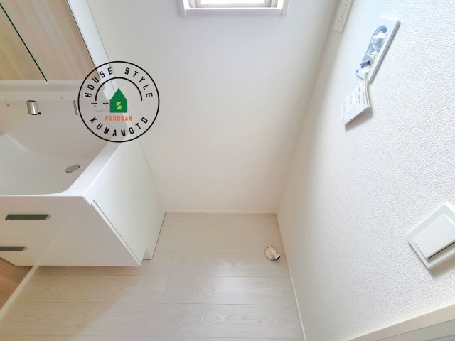 菊池郡大津町大字下町第4-2棟(7号棟)の内観：施工例|ランドリースペースとなります。広々して有効的にご使用できます。 