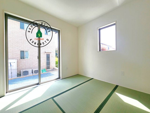 菊池郡大津町大字下町第4-2棟(7号棟)の内観：施工例|柔らかい畳が心地よい和室