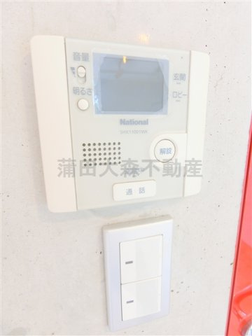 MODULOR馬込の設備|TVモニター付オートロック　インターホン