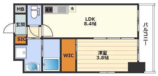 エスリードレジデンス梅田マークスの間取り
