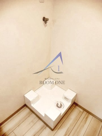 フェリーチェ中野坂上Eの設備|洗濯機置き場です。