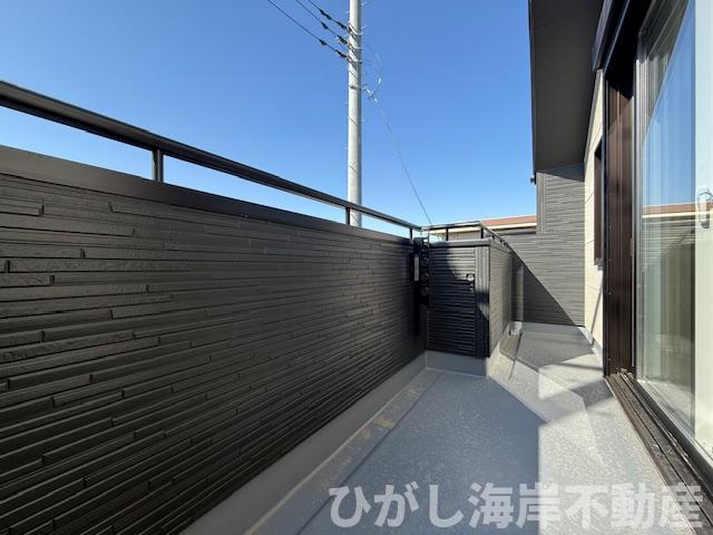 茅ヶ崎市松が丘２丁目　新築戸建　全2棟のバルコニー|バルコニー