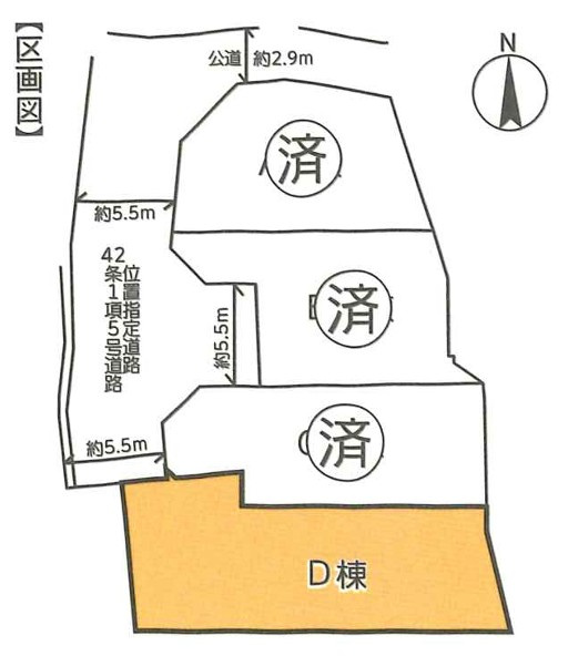 戸塚区戸塚町 新築戸建 5580万円の区画図