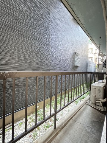 宇都宮ハイツのバルコニー