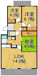 エステートプラザ中野の間取り