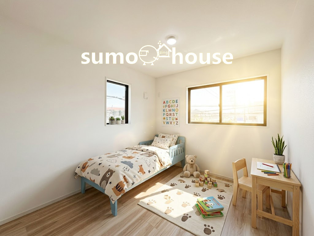新築デザイナーズ分譲住宅限定1棟　４LDK対応可能な間取り！　～港北区新吉田東5期～の洋室|スタンダードな洋室です