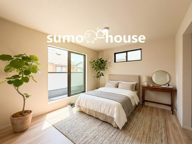 新築デザイナーズ分譲住宅限定1棟　４LDK対応可能な間取り！　～港北区新吉田東5期～の洋室|スタンダードな洋室です
