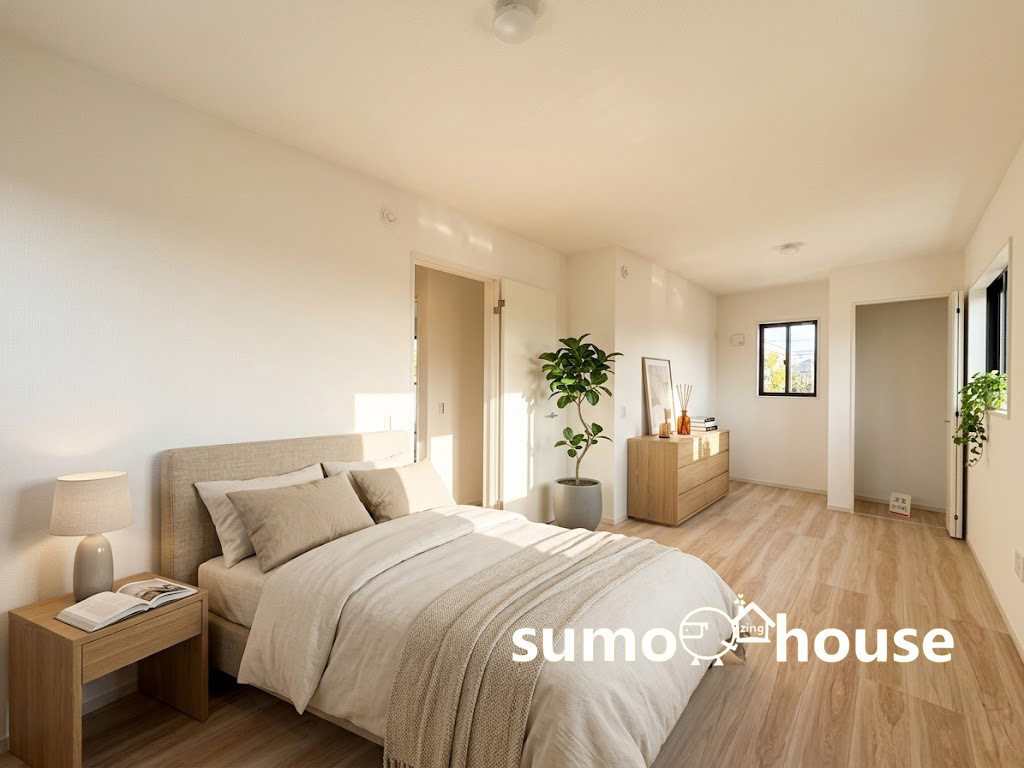 新築デザイナーズ分譲住宅限定1棟　４LDK対応可能な間取り！　～港北区新吉田東5期～の洋室|スタンダードな洋室です