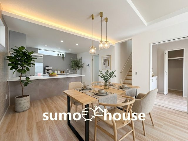 新築デザイナーズ分譲住宅限定1棟　４LDK対応可能な間取り！　～港北区新吉田東5期～の居間・リビング|居間です