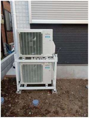 【設備】 | ハーモニーテラス桜台ＩＶ(ハーモニーテラスサクラダイフォー) | エアコン室外機