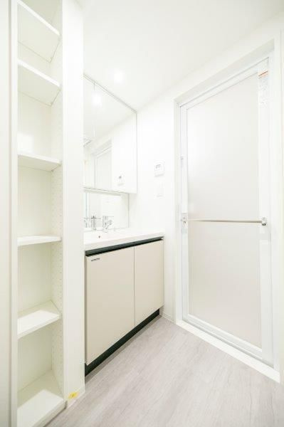 アーバネックス東京八丁堀の独立洗面台