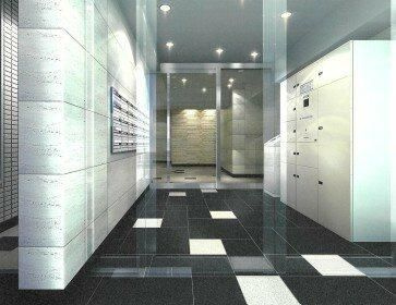 ライジングプレイス浅草イーストのエントランス