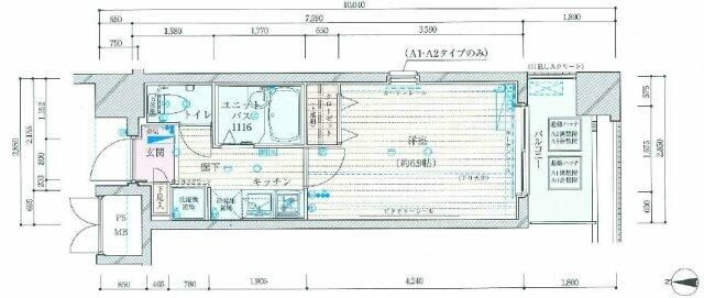 グランヴァン東品川の間取り
