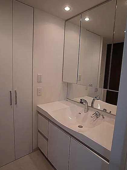 コンフォリア田町の洗面所