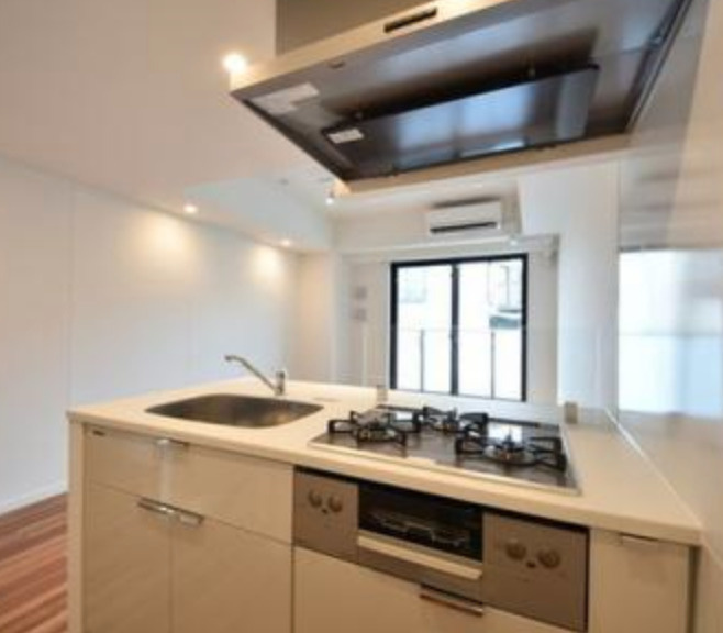 目黒区上目黒３丁目の賃貸マンションのキッチン