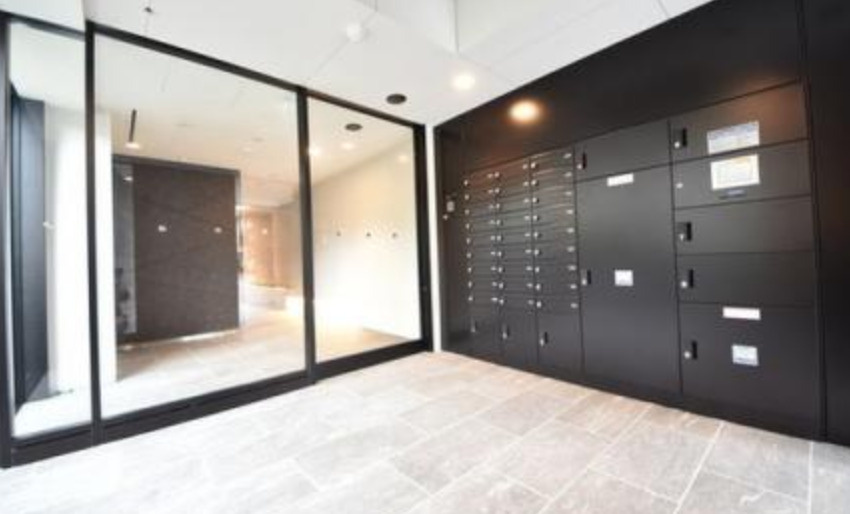 目黒区上目黒３丁目の賃貸マンションのロビー