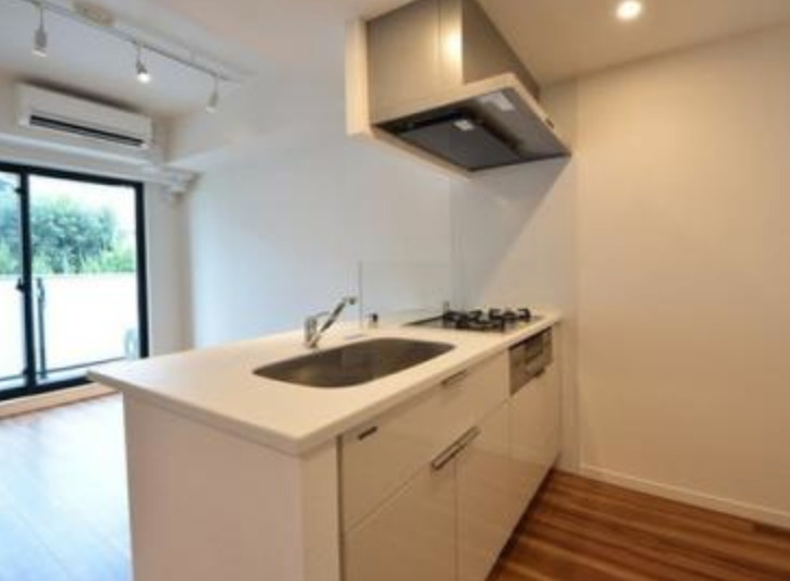 目黒区上目黒３丁目の賃貸マンションのキッチン