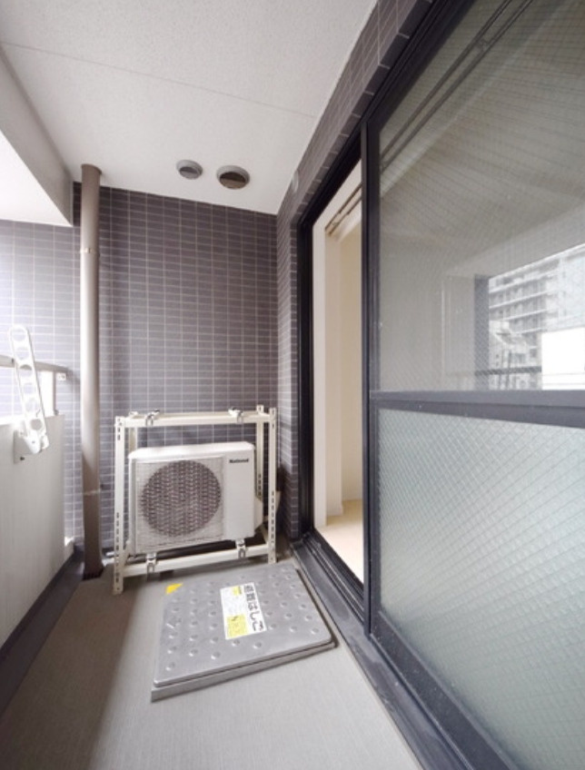 ロメック勝どきのバルコニー