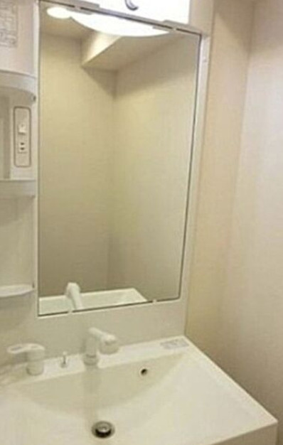 墨田区向島２丁目の賃貸マンションの洗面所