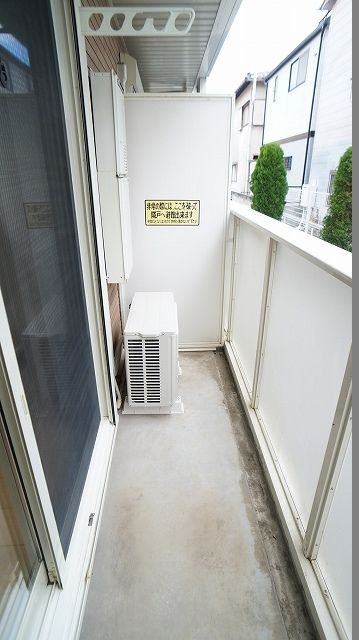 シャロルスターのバルコニー