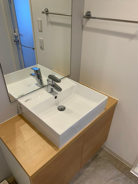 港区赤坂８丁目の賃貸マンションの独立洗面台