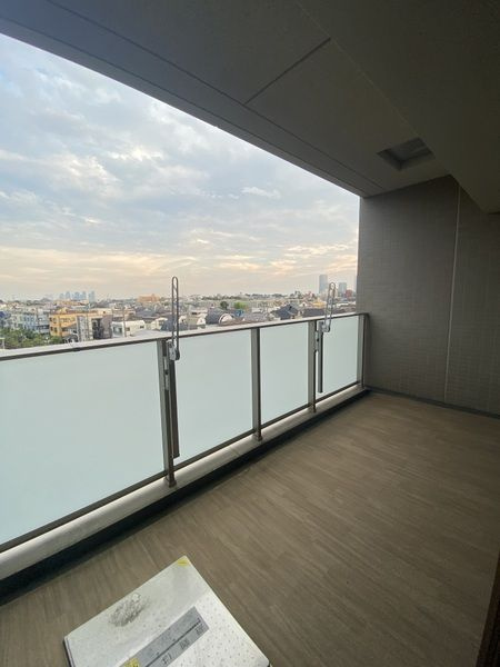 パークホームズ用賀一丁目のバルコニー