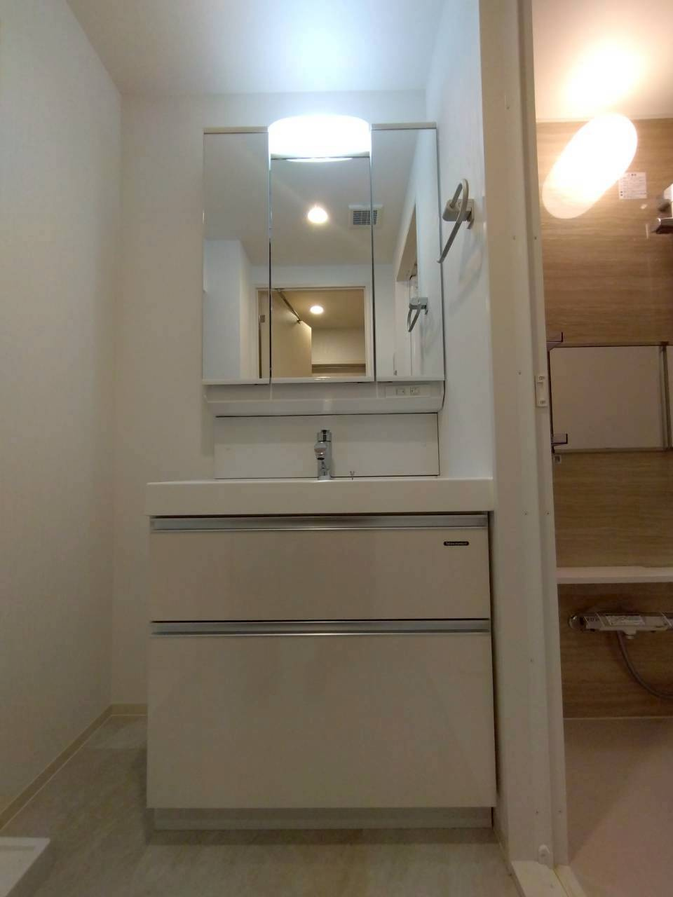 プレジオ梅田の洗面所