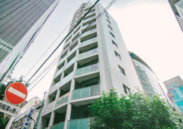 港区芝５丁目の賃貸マンションの外観