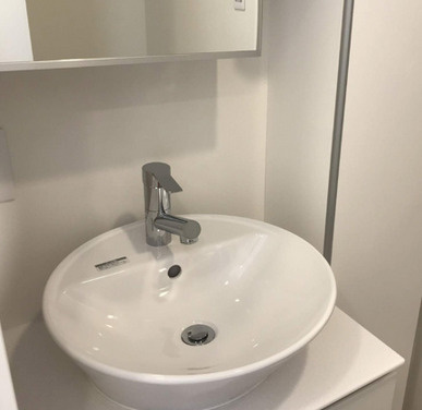 渋谷区恵比寿２丁目の賃貸マンションの洗面所