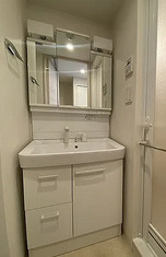 墨田区菊川１丁目の賃貸マンションの洗面所