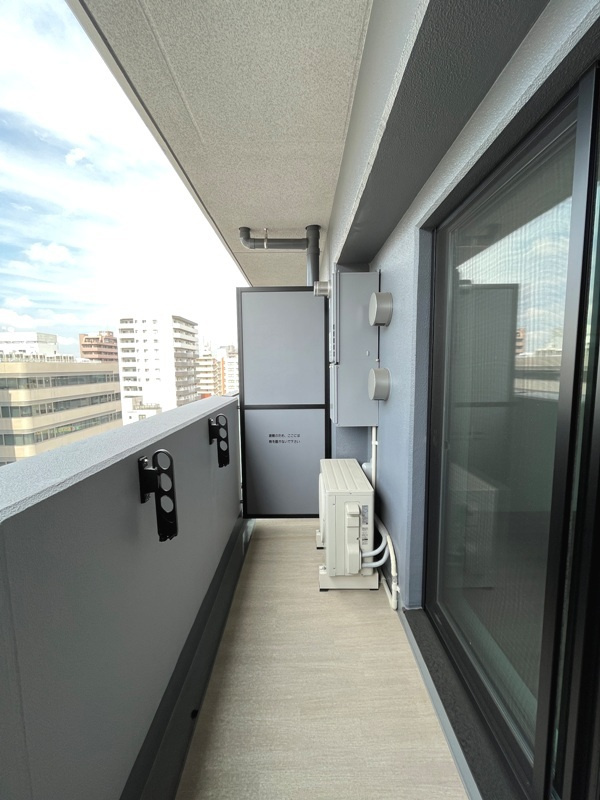 墨田区緑１丁目の賃貸マンションのバルコニー