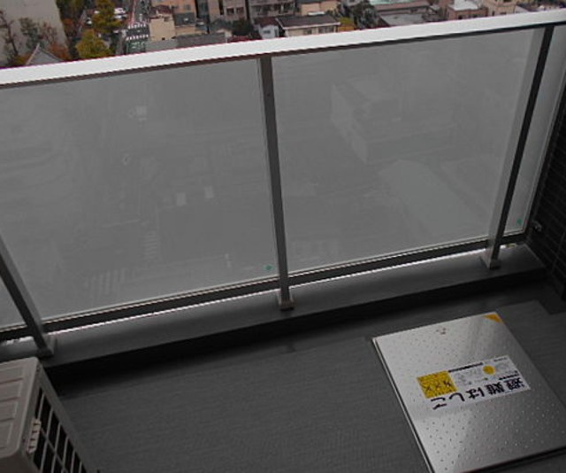 台東区東上野６丁目の賃貸マンションのバルコニー