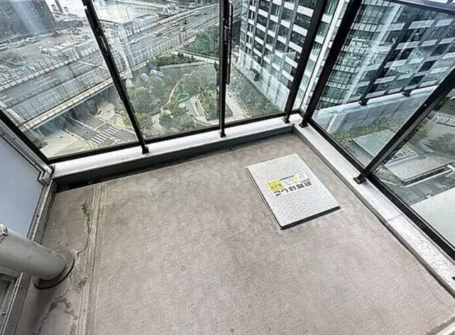 ベイサイドタワー晴海のバルコニー