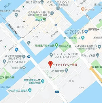 ベイサイドタワー晴海の地図