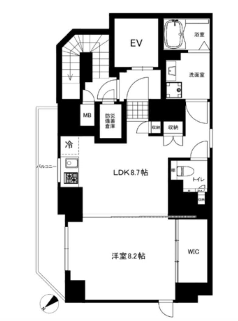 渋谷区恵比寿３丁目の賃貸マンション