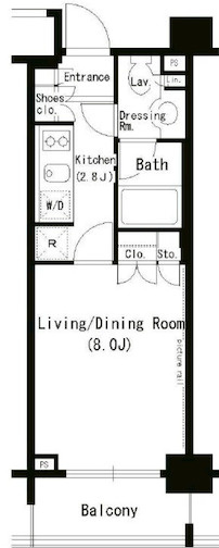 パークアクシス浜松町の間取り