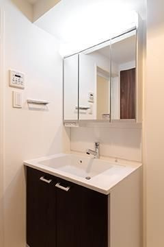 ガルデニア蔵前の独立洗面台