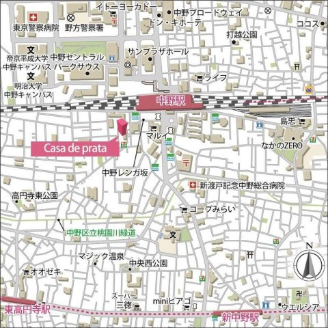 Ｃａｓａ　ｄｅ　ｐｒａｔａの地図